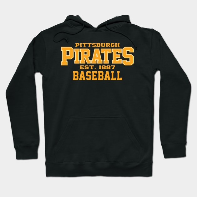 Pirates Pittsburgh Baseball Hoodie by Cemploex_Art